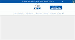 Desktop Screenshot of lakechiropractic.com